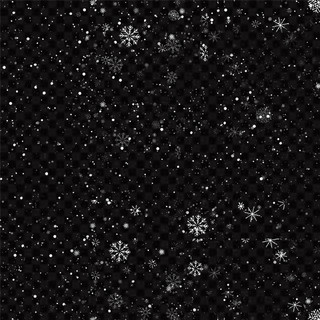 白色空中漂亮雪花元素gif动图空中飘落雪花元素